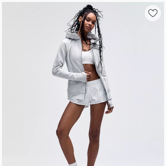 Lululemon dark heather grey scuba full-zip hoodie - Picture 2 of 15